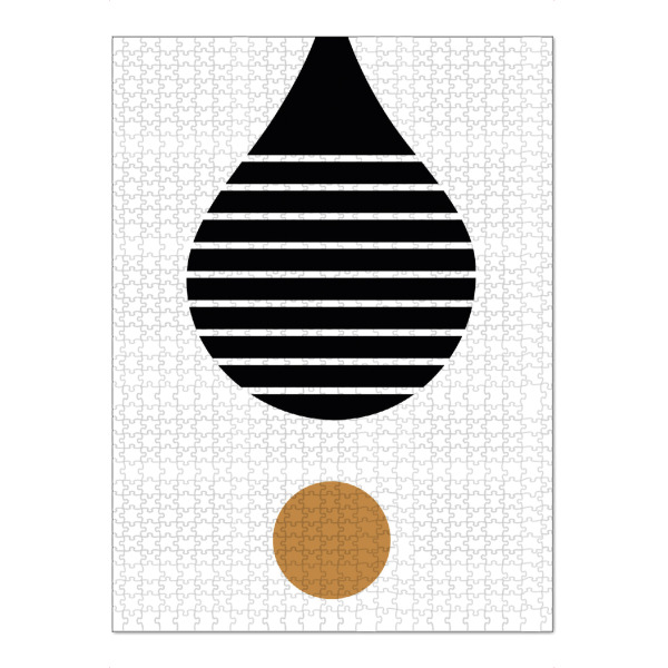 Puzzle Ravensburger "Mid Century study no.one" artboxONE - Abstrakt,Geometrie