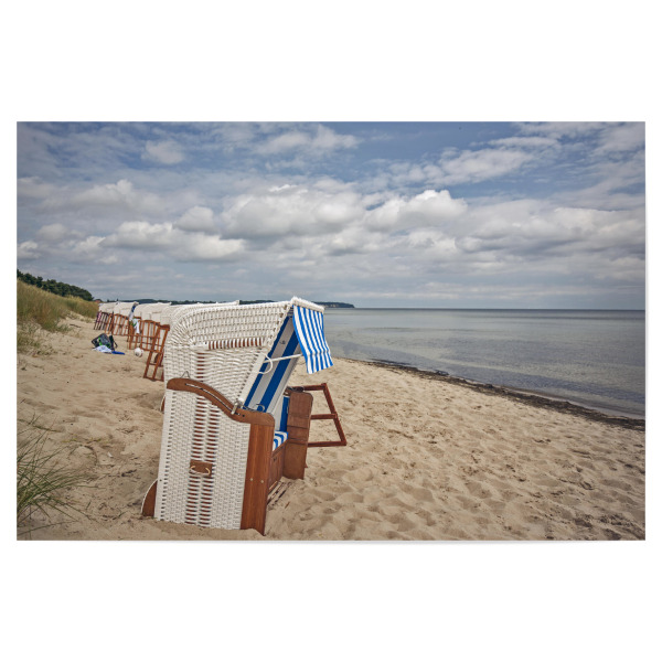 Poster "Am Ostseestrand in Thiessow" artboxONE - Natur,Reise,Reise / Strand und Meer