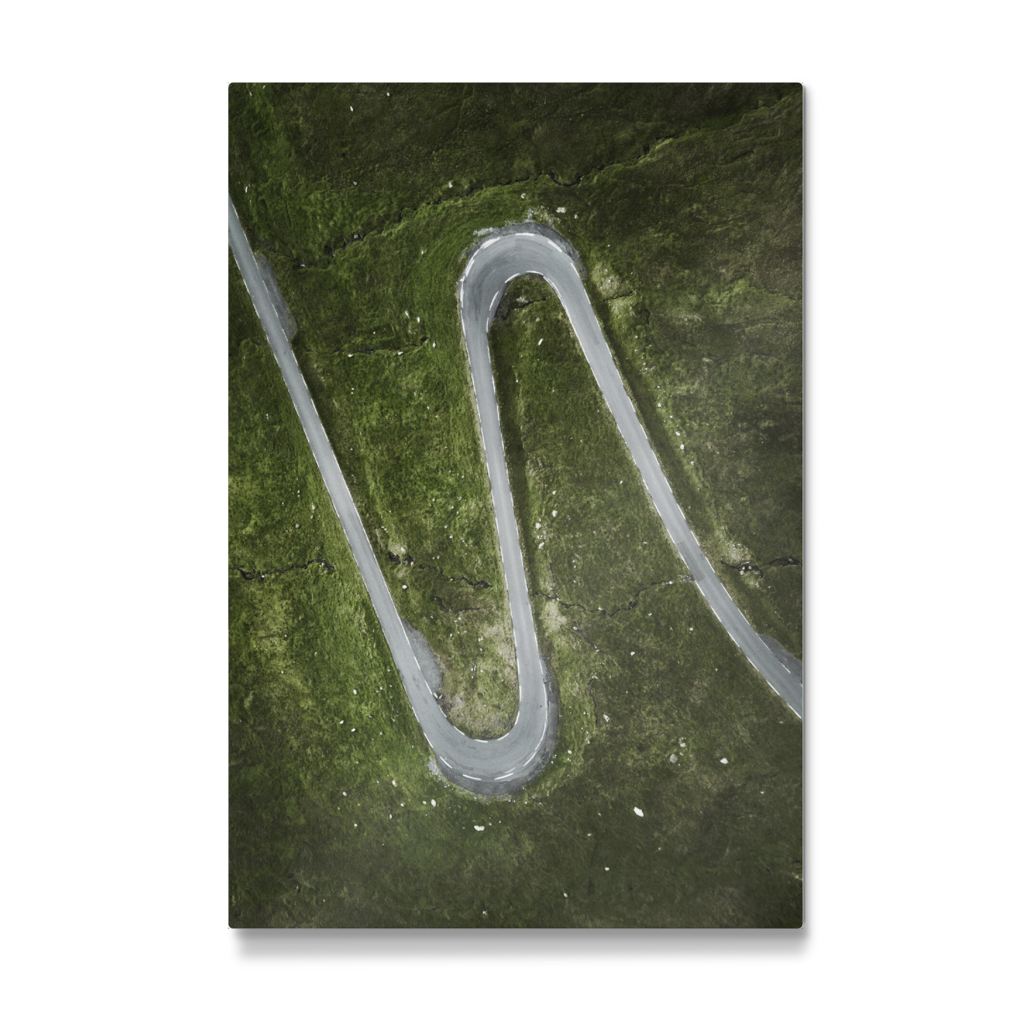 Galerie-Print "Curved road on the Faroe Islands" 75x50 cm artboxONE