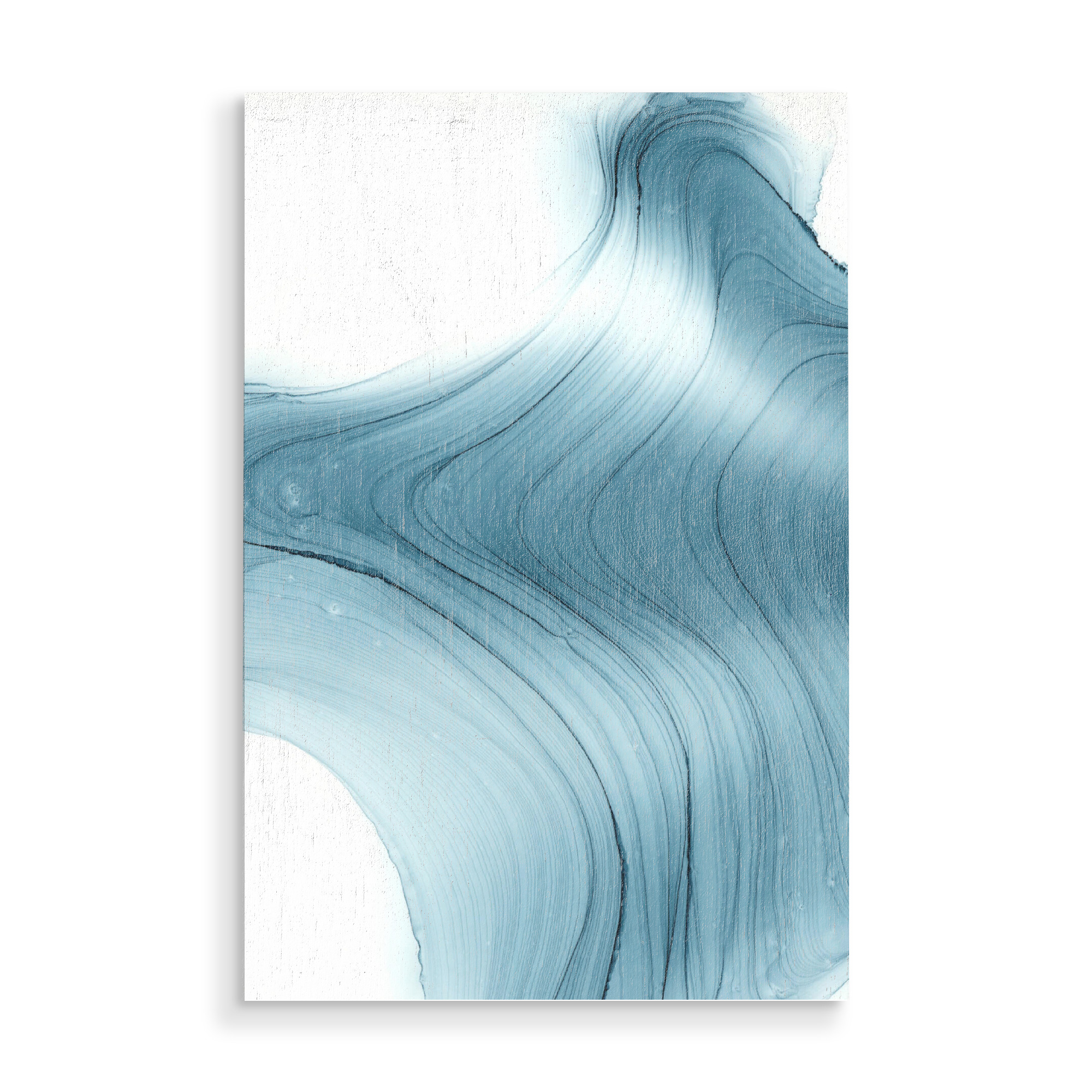 Holzbild "Abstract Alcohol Art Bunt" artboxONE - Abstrakt