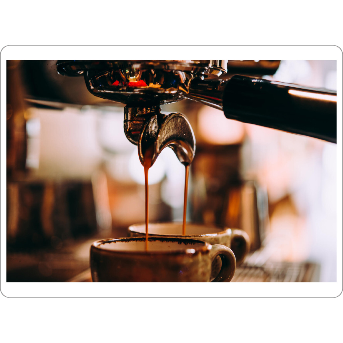 Tischset "Caffee Drops" artboxONE - Essen & Trinken - Kaffee,Coffee,Drops,Making,Morgen,Trinken,Drink,Hot,Zubereitung,Kaffeemaschine - Bild kaffee