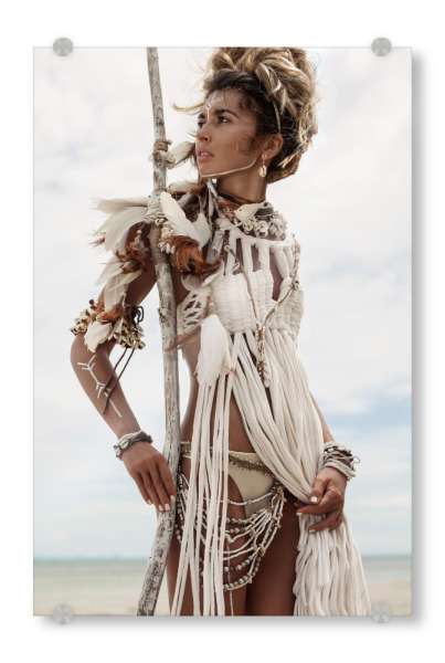 Acrylglasbild "Warrior Princess" artboxONE - Natur,Reise,Menschen,Reise / Länder