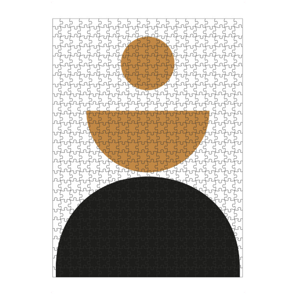 Puzzle Ravensburger "Mid Century study" artboxONE - Abstrakt,Geometrie