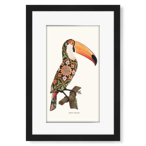 Boho Toucan vintage