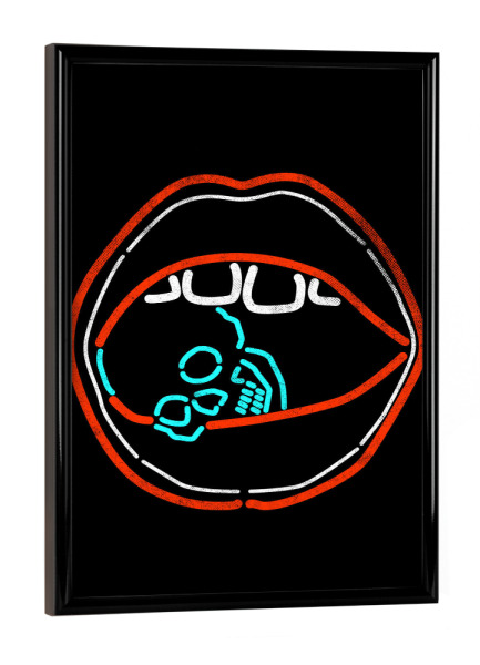 Poster mit schwarzem Rahmen "Love Crush" artboxONE - Abstrakt,Liebe