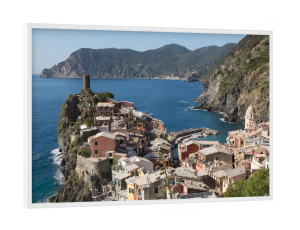 Poster mit weißem Rahmen "Vernazza - Cinque Terre" artboxONE - Städte,Natur,Reise,Reise / Länder