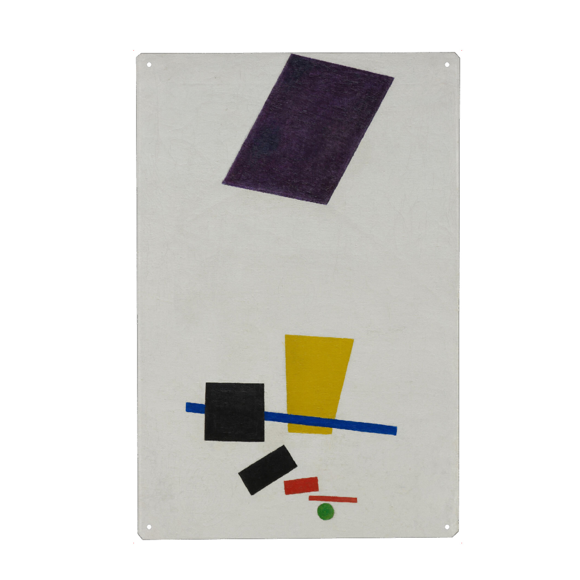 Metall Poster "Malerischer Realismus" artboxONE - Abstrakt,Geometrie