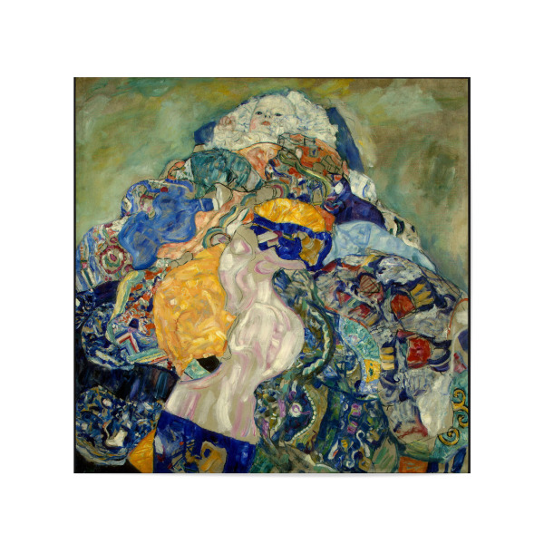 Poster 20x20 cm "Baby von Gustav Klimt" artboxONE - Für Kinder,Menschen,Fashion