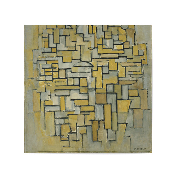 Poster 20x20 cm "Komposition in Braun und Grau" artboxONE - Abstrakt,Geometrie