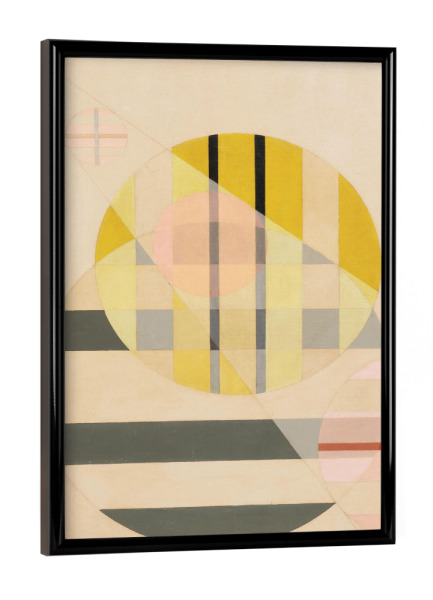Poster mit schwarzem Rahmen "Z II. von László Moholy-Nagy" artboxONE - Abstrakt,Geometrie