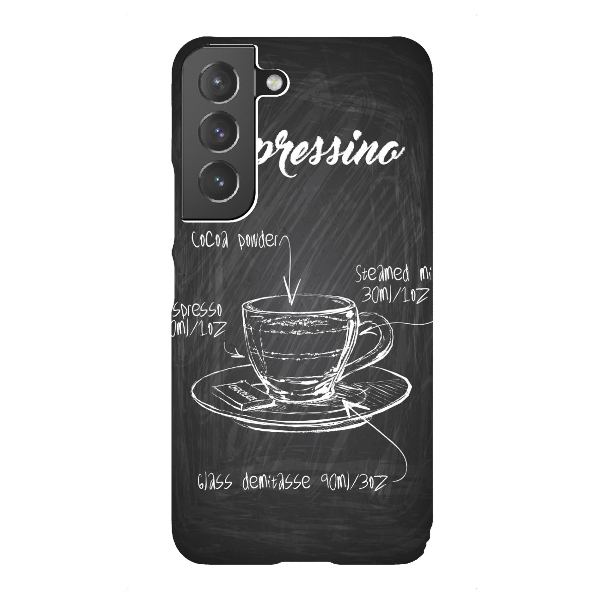 Samsung Galaxy "Espressino coffee Zeichnung" Premium-Case Handyhülle artboxONE