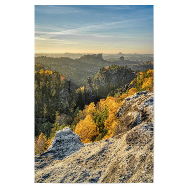 Poster "Carolafelsen Sächsische Schweiz" artboxONE - Natur,Reise