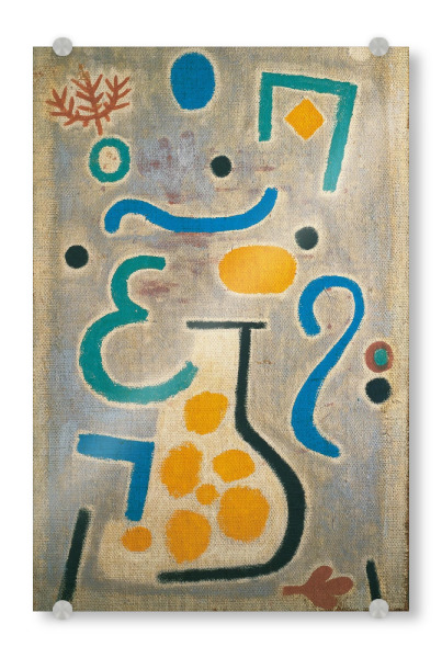 Acrylglasbild "Die Vase von Paul Klee" artboxONE - Abstrakt,Geometrie