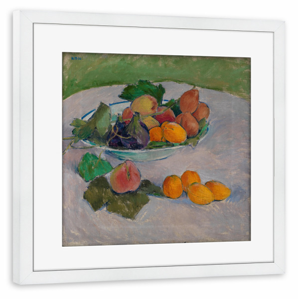 Poster mit Rahmen weiß "Stilleben mit Früchten" artboxONE - Natur,Essen & Trinken,Essen & Trinken / Obst & Gemüse