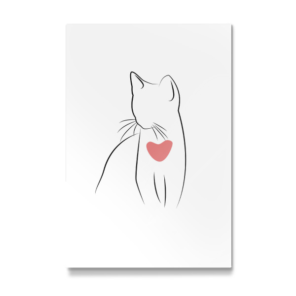 Galerie-Print "No Cat no Love" 30x20 cm artboxONE