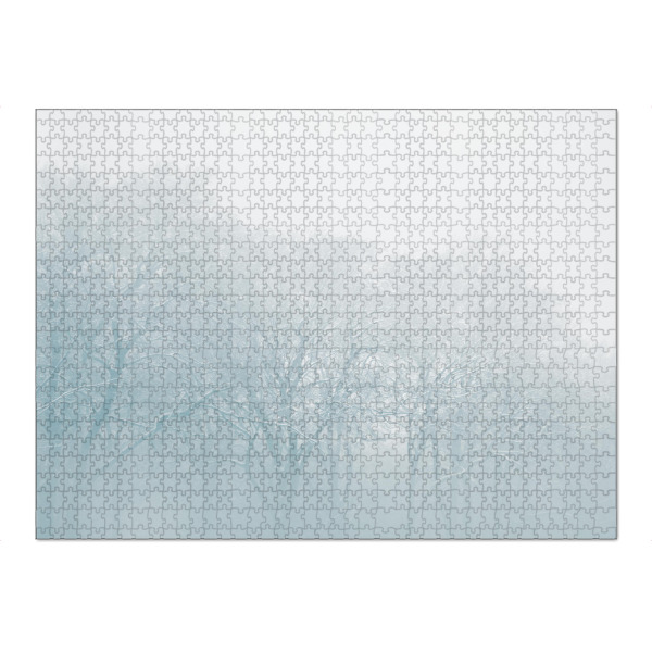 Puzzle Ravensburger "Winterforest" artboxONE - Natur - Nebel,Wald,Winter,Schneebedeckt,Bäume,Hell,Siebengebirge,Schnee,Snow,Foggy,Forest