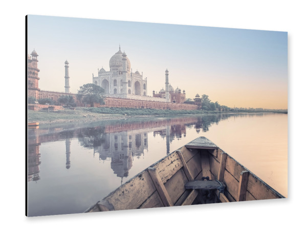 Alu-Dibond "Yamuna river" 30x20 cm artboxONE