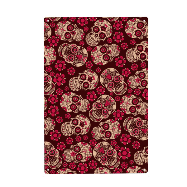 Metall Poster "Calavera" artboxONE - Abstrakt,Liebe,Festivals