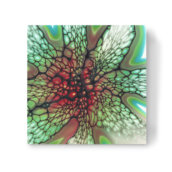 Leinwandbild "Green N Rot lacing art" artboxONE - Abstrakt