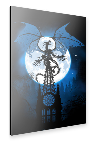 Alu-Dibond "Cathedral Dragon" 30x20 cm artboxONE