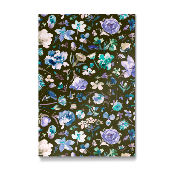 Galerie-Print "Flower Buds Dark Blue" 30x20 cm artboxONE
