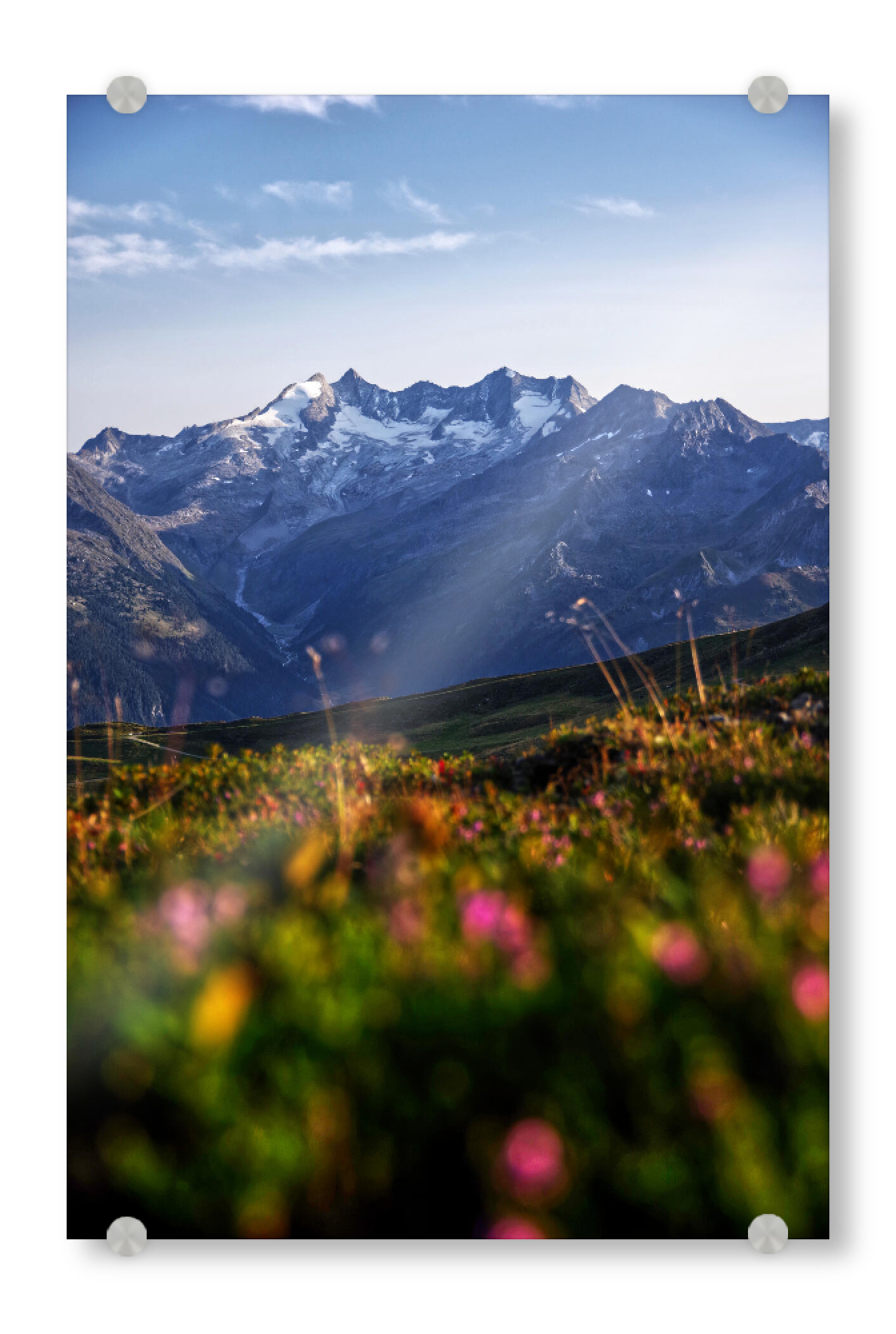 Acrylglasbild "Sonniger Gletscher" artboxONE - Natur,Reise,Sport,Reise / Länder