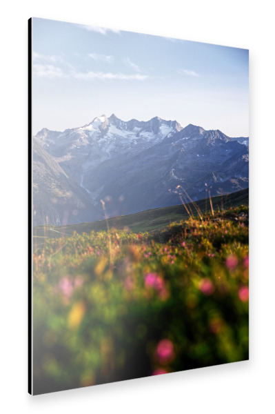 Alu-Dibond "Sonniger Gletscher" 30x20 cm artboxONE