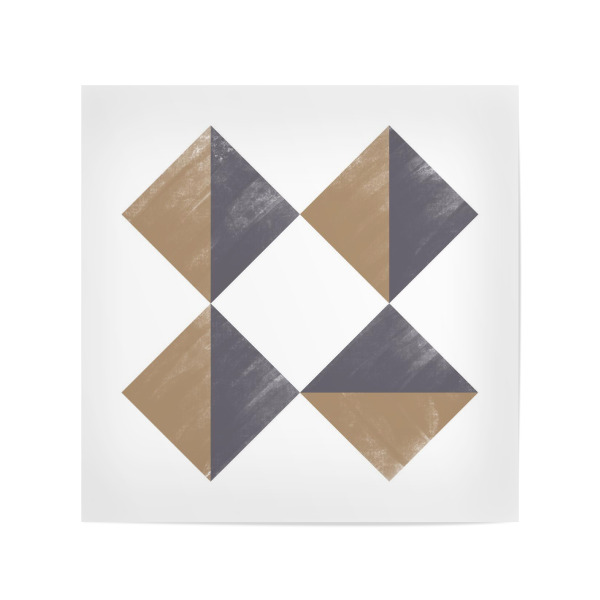Poster 20x20 cm "EightTriangles" artboxONE - Abstrakt,Geometrie