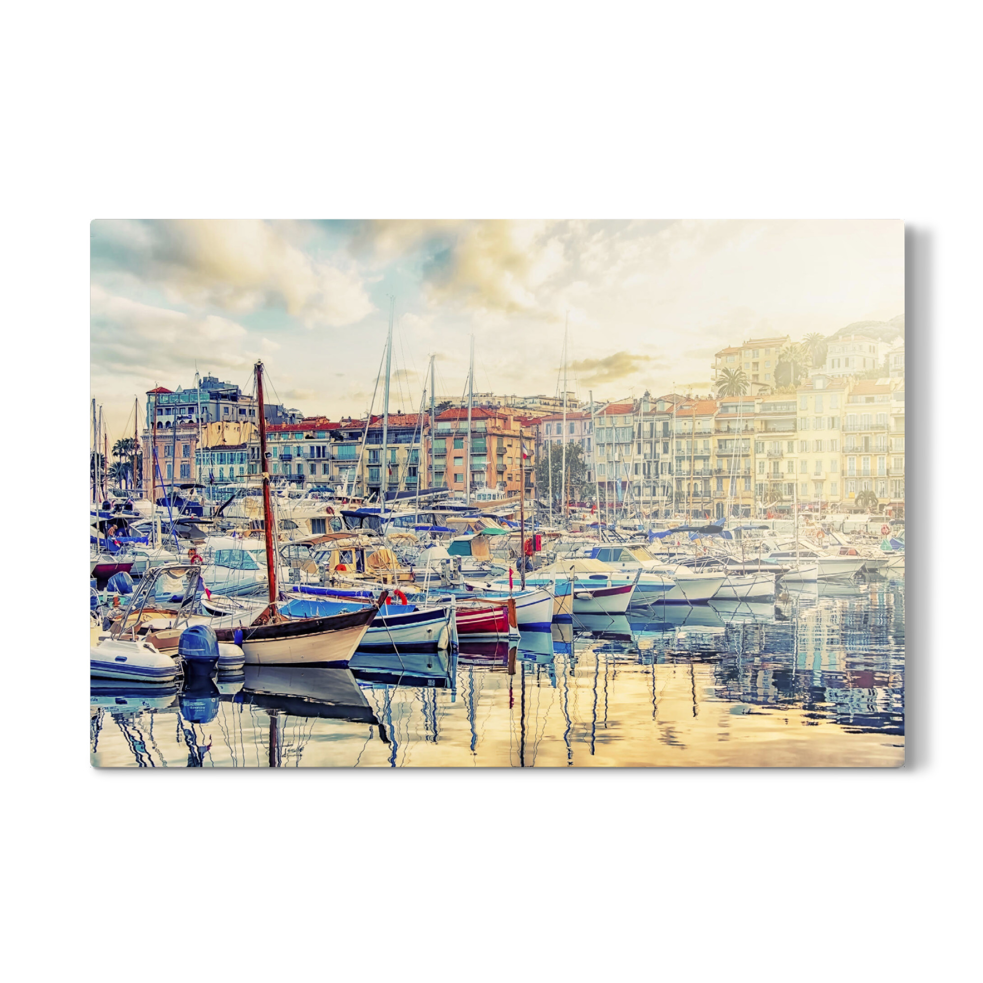 Galerie-Print "Cannes city in the evening" 30x20 cm artboxONE