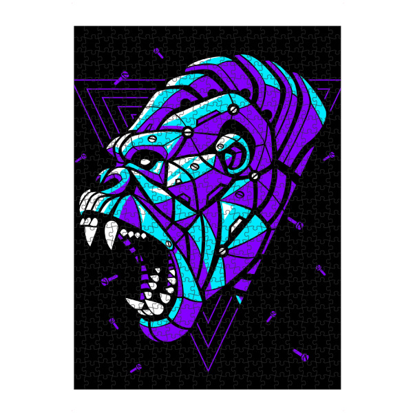 artboxONE Puzzle "Robot Gorilla" artboxONE - Tiere,Comic - Gorilla,Ape,Nature,Natur,Affe,Monkey,Portrait,Comic,Anima,Wild,Robot,Punk,Mechanic