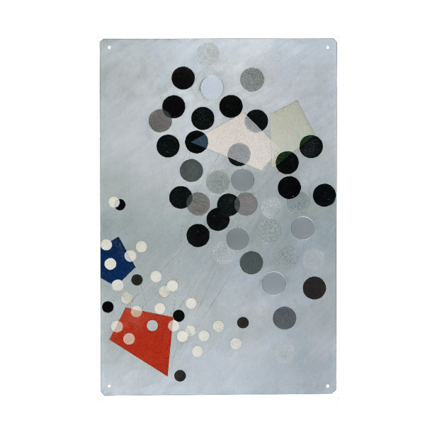 Metall Poster "Konstruktion AL6 von Moholy-Nagy" artboxONE - Abstrakt,Geometrie