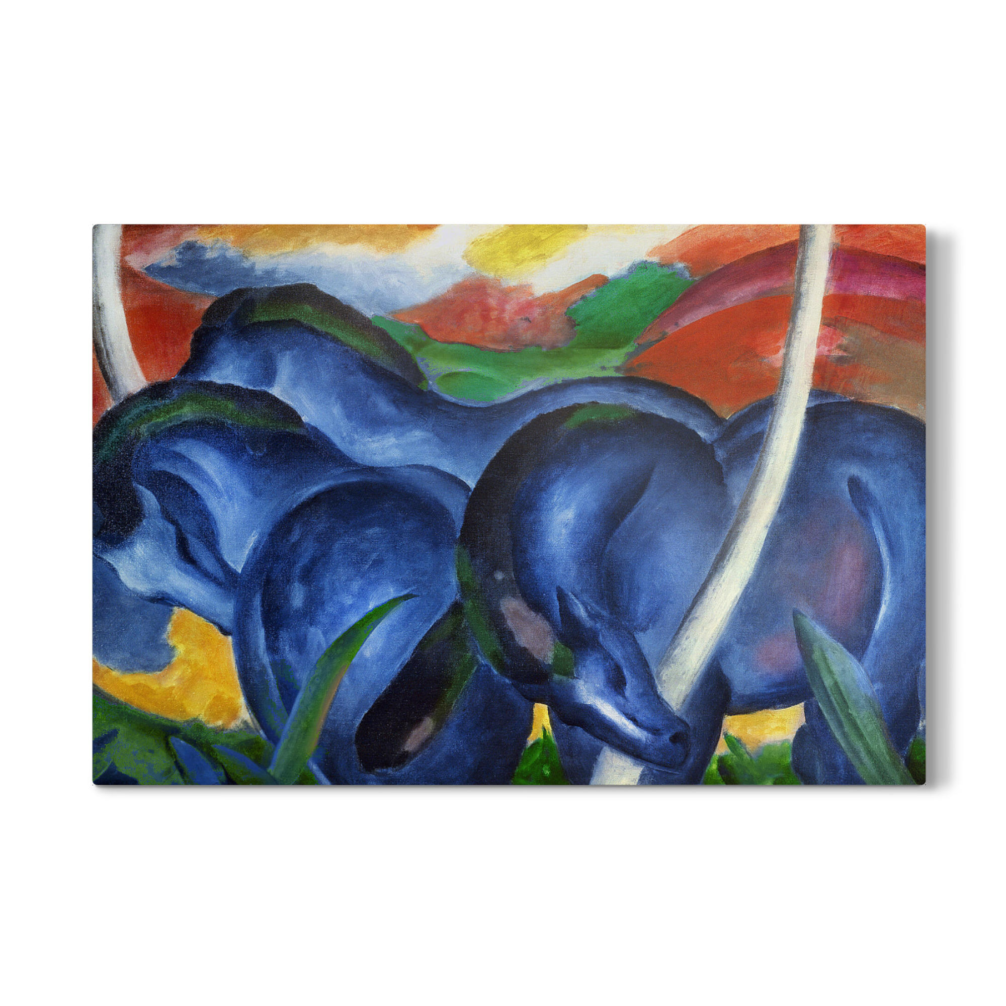 Galerie-Print "Die grossen blauen Pferde" 30x20 cm artboxONE