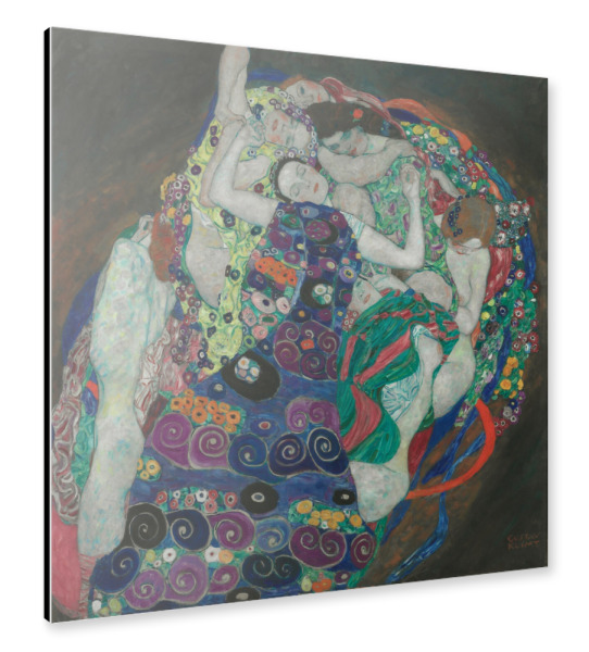 Alu-Dibond "Die Jungfrau von Gustav Klimt" 30x30 cm artboxONE