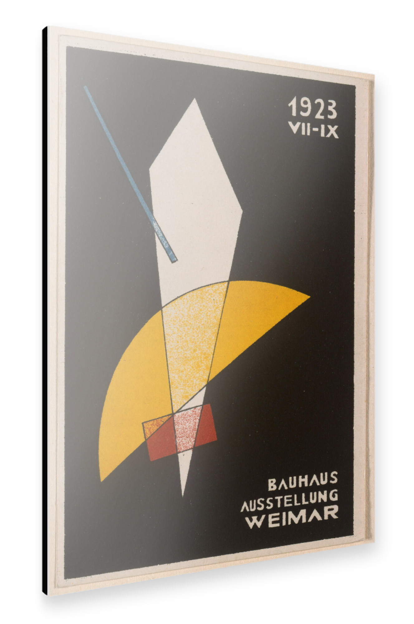 Alu-Dibond "Karte für Bauhaus-Ausstellung" 30x20 cm artboxONE