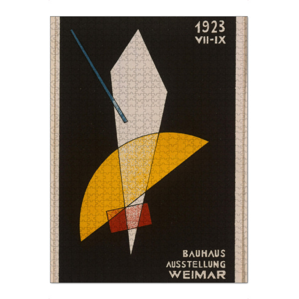 Puzzle Ravensburger "Karte für Bauhaus-Ausstellung" artboxONE - Abstrakt,Geometrie