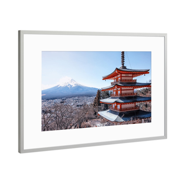 Poster mit Rahmen Silber "Beauty of Japan" artboxONE - Natur,Reise,Architektur,Reise / Asien,Reise / Länder
