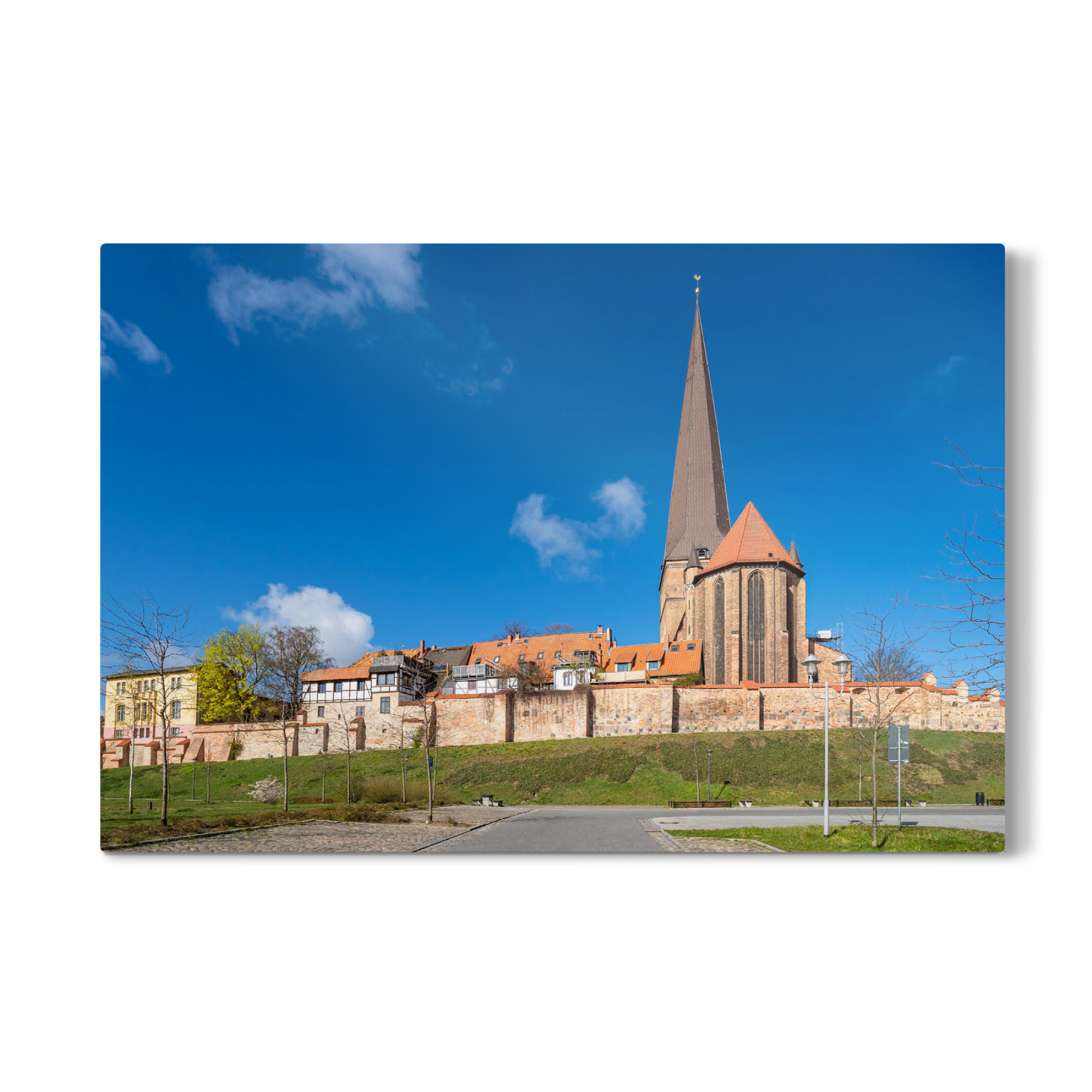 Galerie-Print "Petrikirche und Stadtmauer" 30x20 cm artboxONE