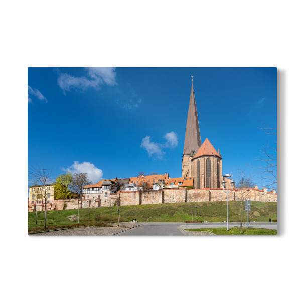 Galerie-Print "Petrikirche und Stadtmauer" 30x20 cm artboxONE