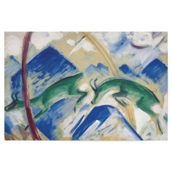 Poster 30x20 cm "Die Gämse von Franz Marc" artboxONE - Natur,Tiere,Abstrakt