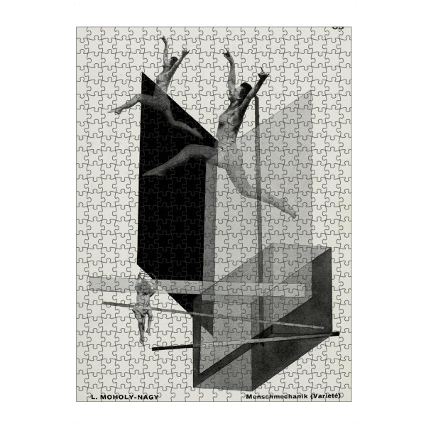 Puzzle Ravensburger "Menschmechanik von Nagy" artboxONE - Abstrakt,Menschen,Geometrie
