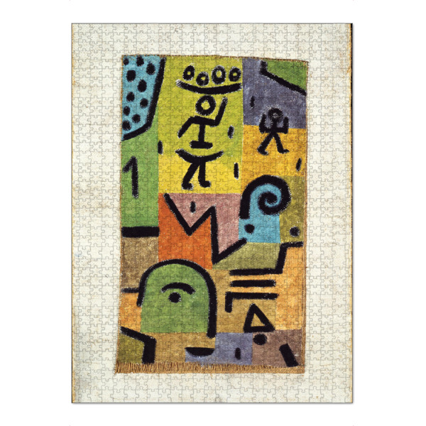 Puzzle Ravensburger "Zitronenernte von Paul Klee" artboxONE - Abstrakt,Geometrie,Essen & Trinken / Obst & Gemüse
