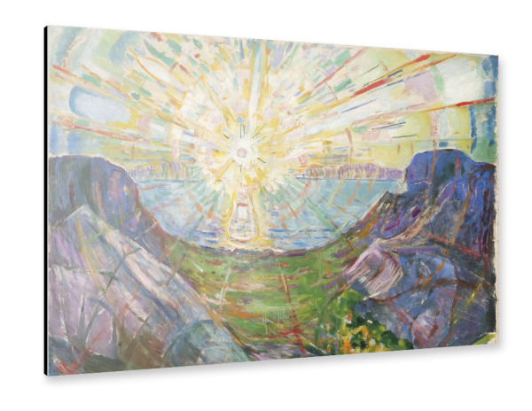 Alu-Dibond "Die Sonne von Edvard Munch" 30x20 cm artboxONE