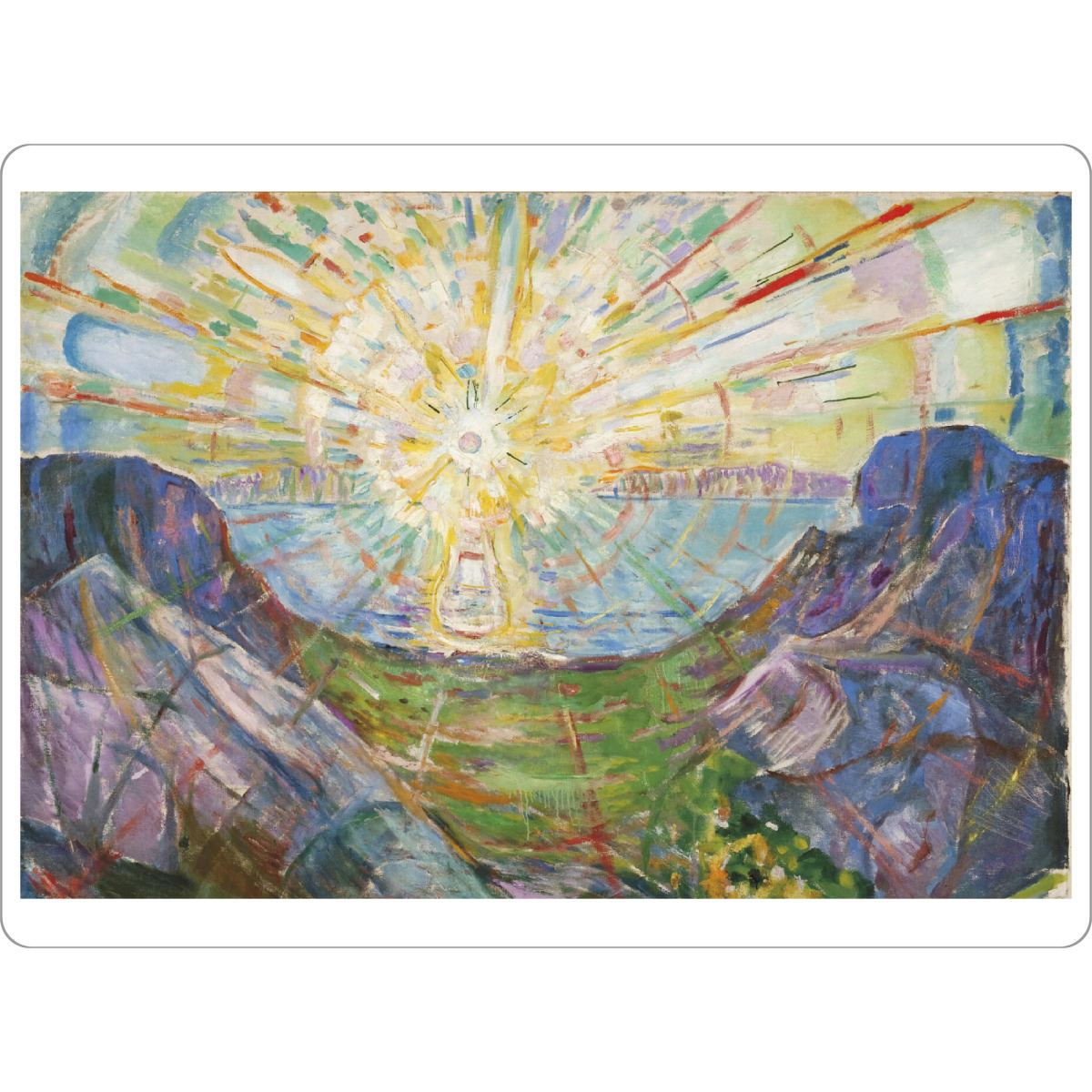 Tischset "Die Sonne von Edvard Munch" artboxONE - Natur,Reise