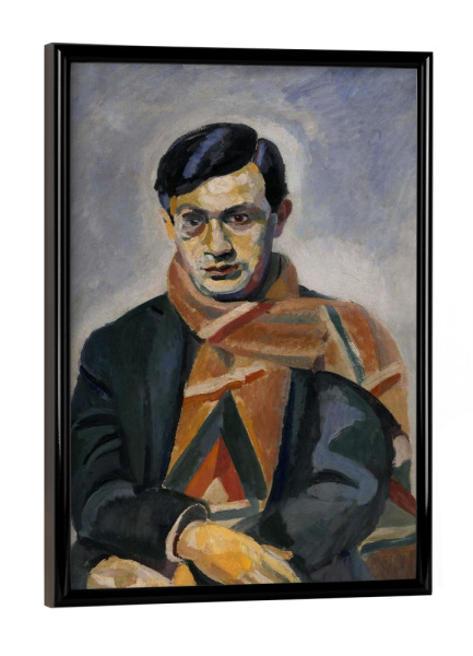 Poster mit schwarzem Rahmen "Porträt von Tristan Tzara" artboxONE - Menschen,Männer
