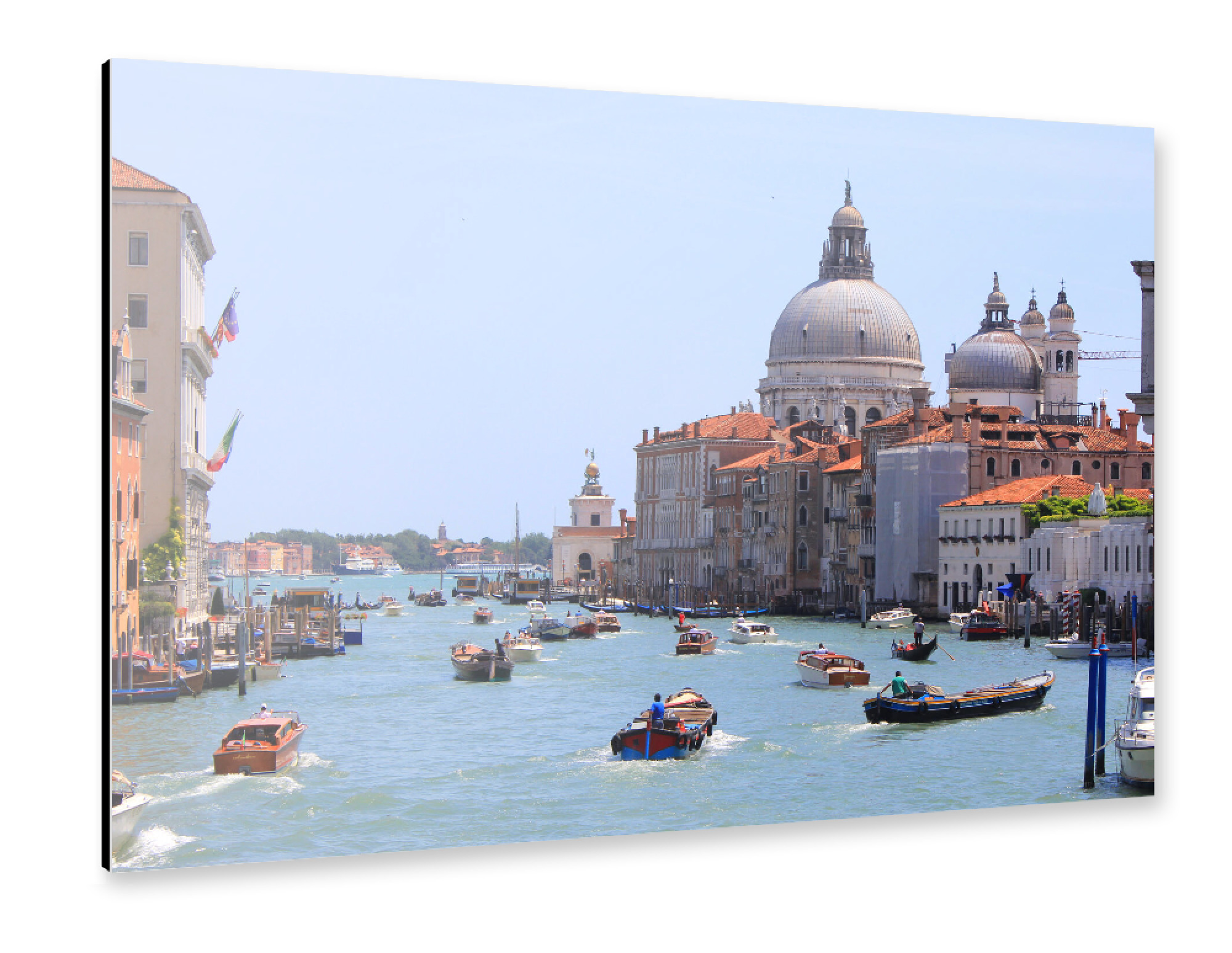 Alu-Dibond "Bootstour auf dem Canal Grande" 75x50 cm artboxONE