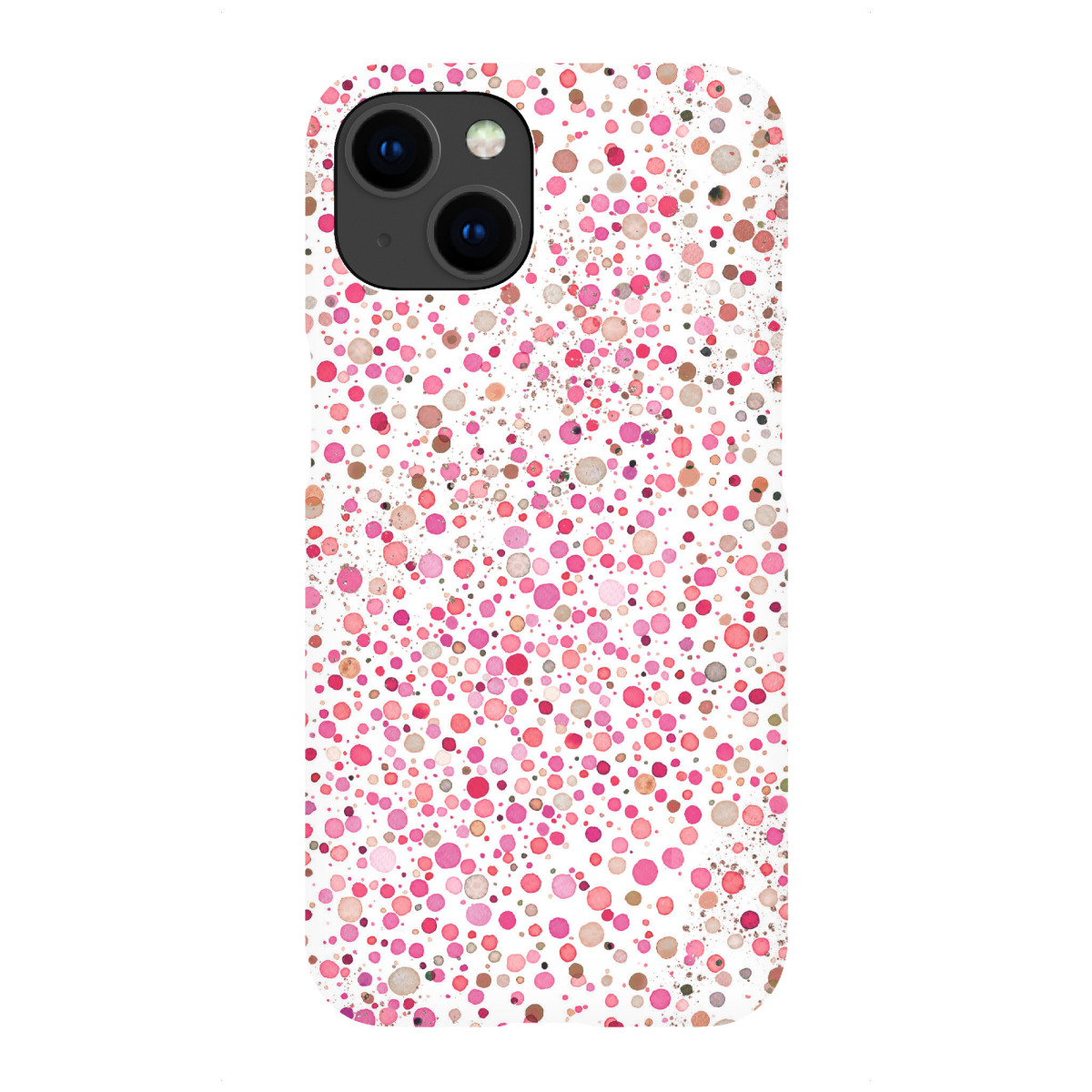iPhone "Watercolor Fireflies Dots Red" Premium-Case Handyhülle artboxONE