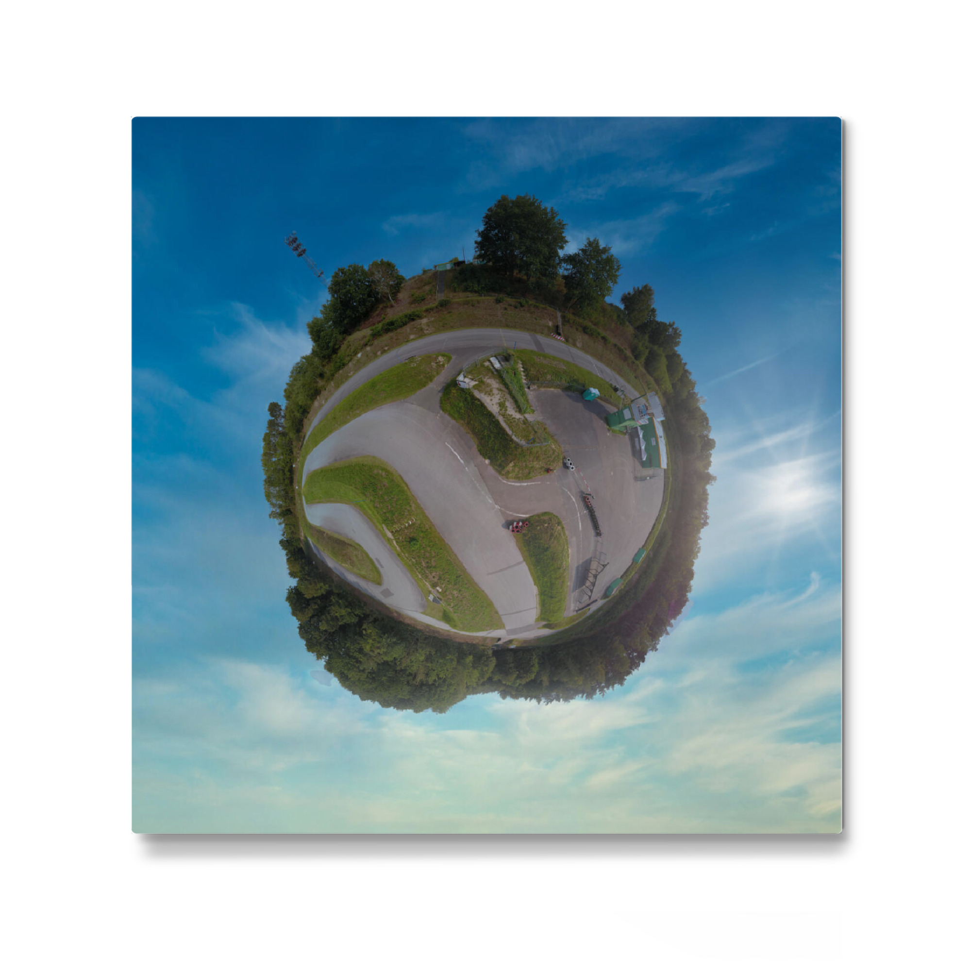 Galerie-Print "Rennstrecke Heidbergring" 30x30 cm artboxONE