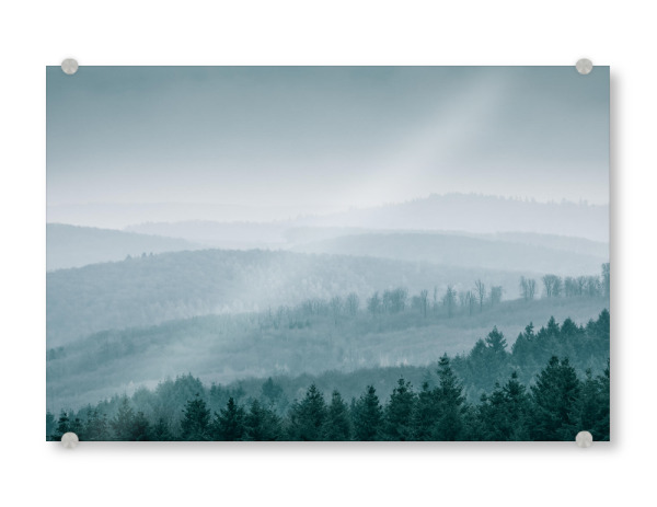 Acrylglasbild "Nebelige Weite" artboxONE - Natur