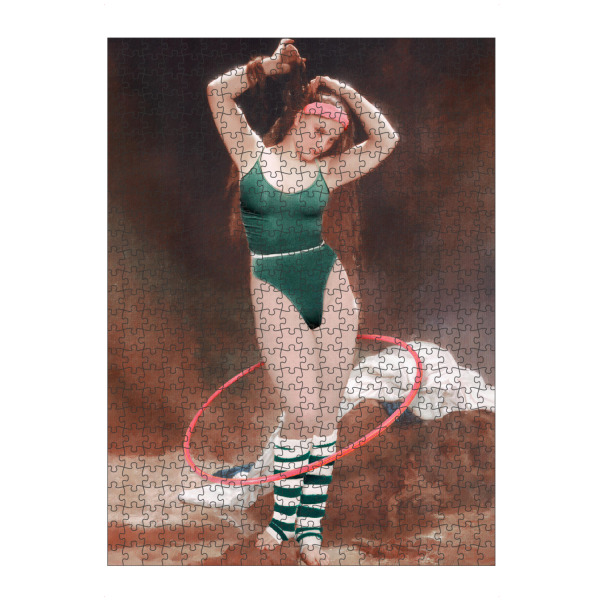 Puzzle Ravensburger "Aerobic Girl" artboxONE - Menschen,Fashion,Sport