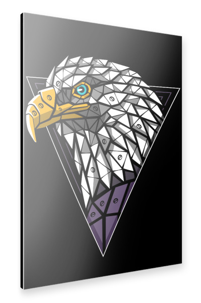 Alu-Dibond "Robot Eagle" 30x20 cm artboxONE